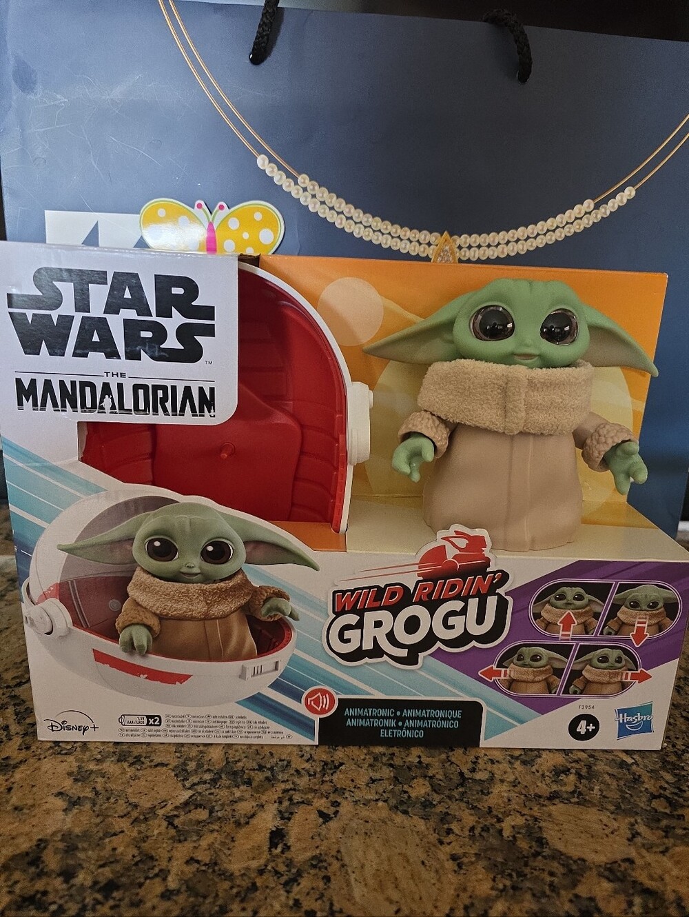 Star Wars the Mandalorian Wild Ridin Grogu Animatronic with Sound and Movement